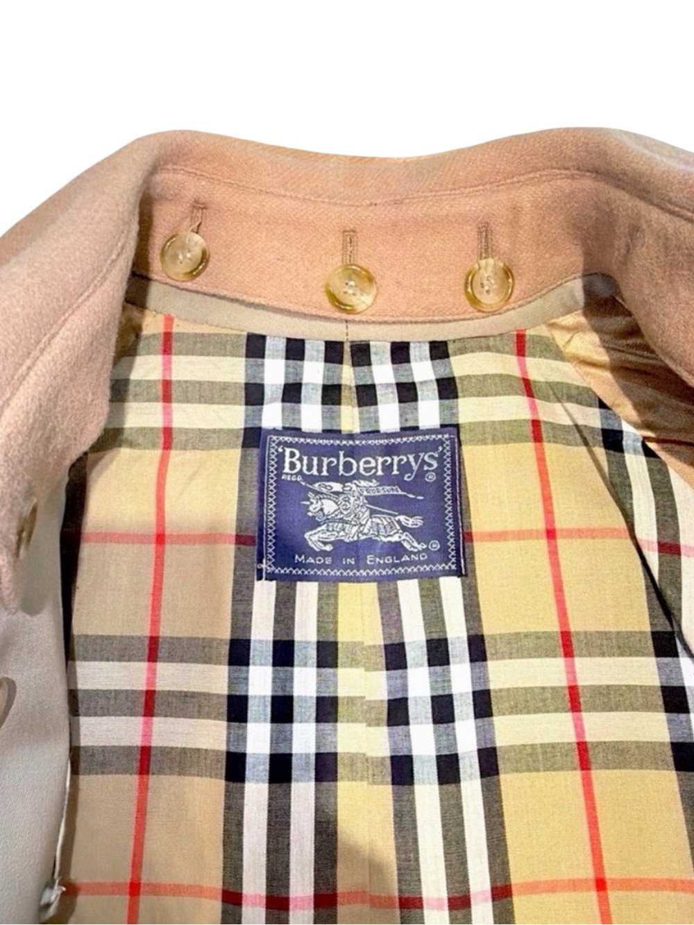 Vintage Men’s Burberry Trench Coat | Nova Check Removable Liner | Belted | 42R - Picture 6 of 15